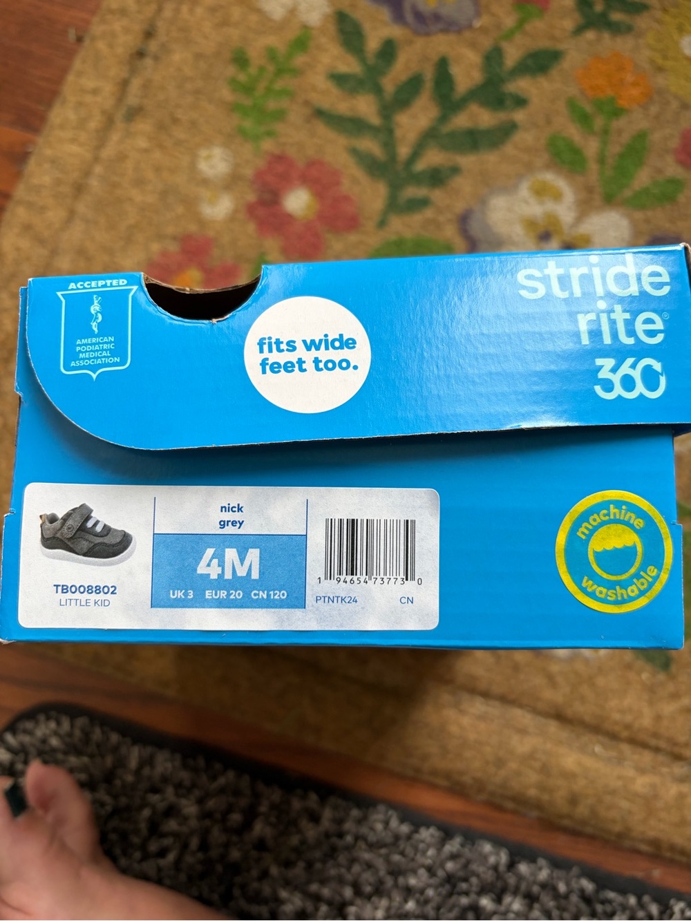 Stride Rite Little Kid Nick Grey Sneakers
